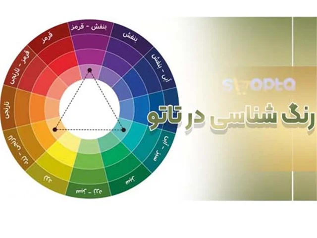 رنگ شناسی در تاتو و شناخت چرخه رنگ